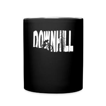 Descente VTT Nature Montagnes Retro Wave Vintage - Mug uni - noir - Devant