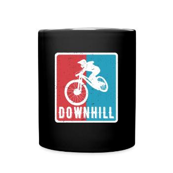 Vtt de descente VTT RetroVintage - Mug uni - noir - Devant