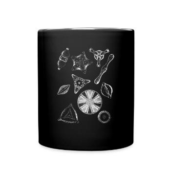 diatoms, algae diatom - Full Colour Mug - black - Front