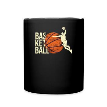 Basket-ball joueur de basket-ball basket-ball basket-ball - Mug uni - noir - Devant