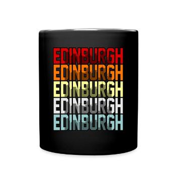 Cadeau d’ascendance écossaise d’Édimbourg - Mug uni - noir - Devant