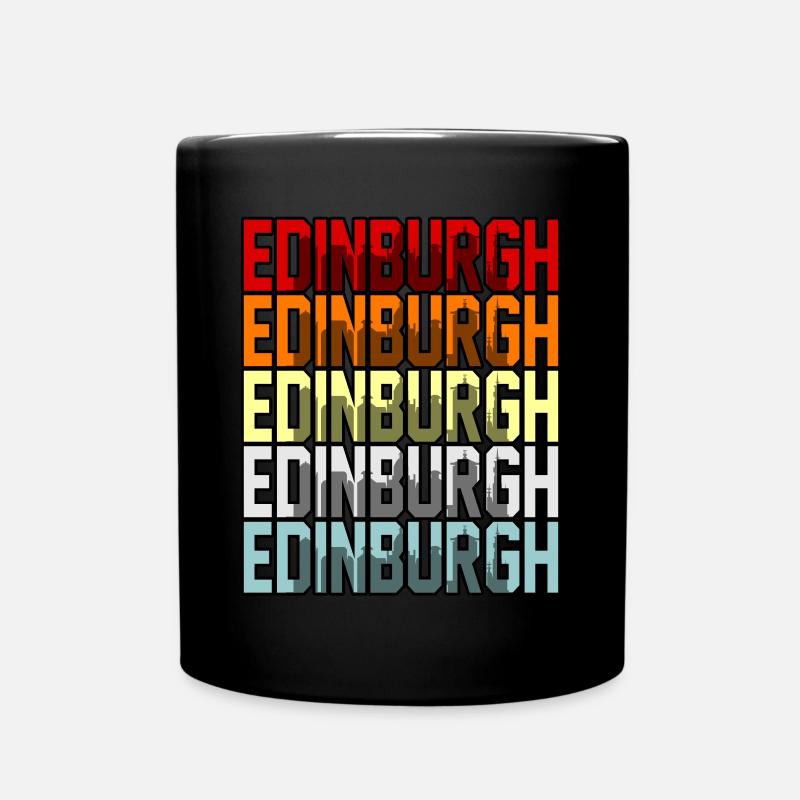 Edinburgh Schottisches Abstammungsgeschenk - Tasse einfarbig - Schwarz