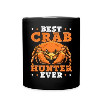 Best Crub Hunter Ever Crab Lover Crabulous Crabby - Full Colour Mug - black - Front