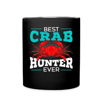 Best Crub Hunter Ever Crab Lover Crabulous Crabby - Full Colour Mug - black - Front