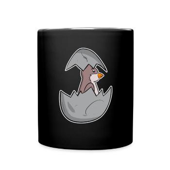 Bébé Moineau Domestique - Mug uni - noir - Devant
