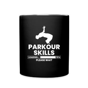 Parkour Skills Loading Shirt Gift - Full Colour Mug - black - Front