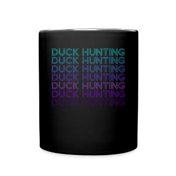 Chasseur de canards Retro - Mug uni - noir - Devant