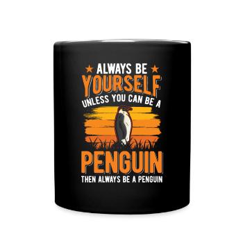 Pinguin Penguin - Full Colour Mug - black - Front