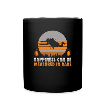 Instructeur de conception de plongée sous-marine Snorkeling - Mug uni - noir - Devant