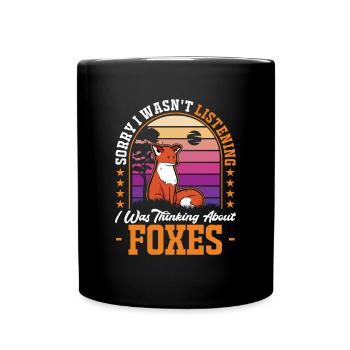 Fuchs Gift - Full Colour Mug - black - Front