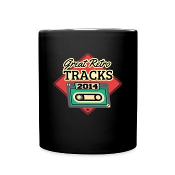 Grands titres rétro 2014 Cassette Vintage - Mug uni - noir - Devant