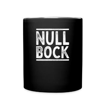 Null Bock Keine Lust Ohne Motivation Müde Faultier - Tasse einfarbig - Schwarz - Vorne