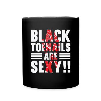 Jogger Runner Marathon Jogging Ski de fond - Mug uni - noir - Devant