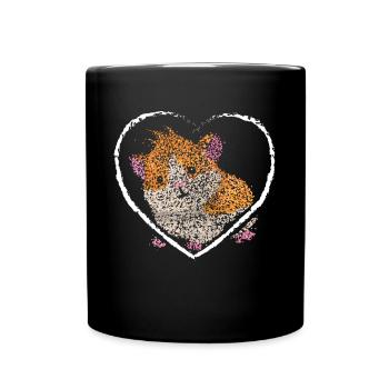 Cochon d’Inde Rongeurs cochons d’Inde - Mug uni - noir - Devant