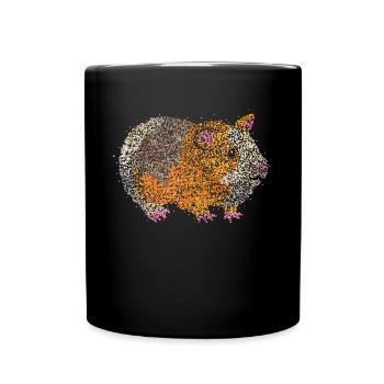 Cochon d’Inde Cochon - Mug uni - noir - Devant