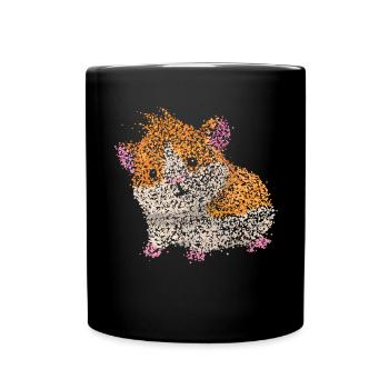 Guinea Pig Guinea Pig Rodents - Full Colour Mug - black - Front