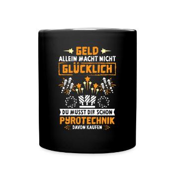 Pyrotechnik Kaufen Silvester - Tasse einfarbig - Schwarz - Vorne