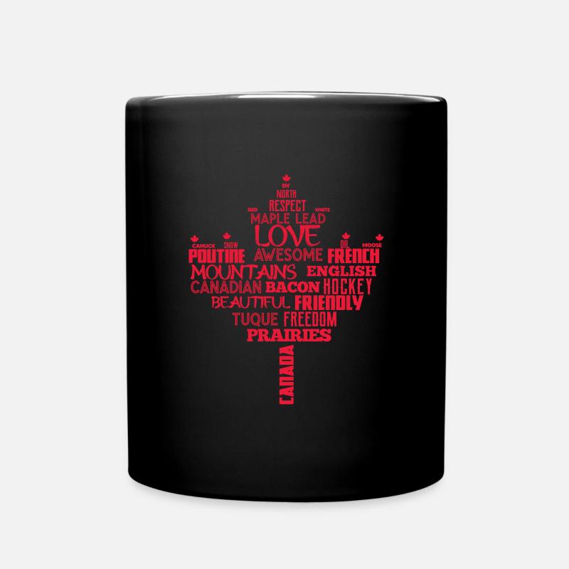 Canada - Mug uni - noir