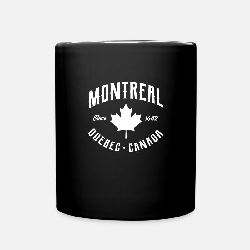 Kanada - Tasse einfarbig - Schwarz