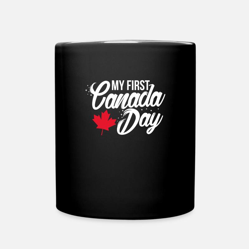 Kanada - Tasse einfarbig - Schwarz