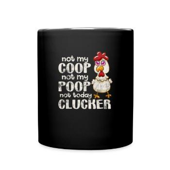 Chicken - Full Colour Mug - black - Front