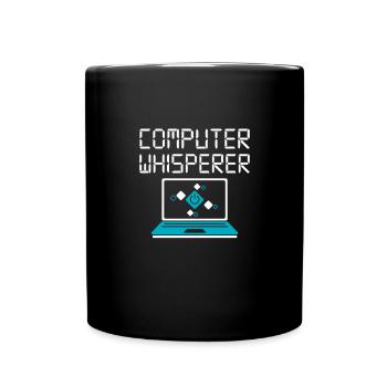 Computer - Full Colour Mug - black - Front