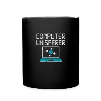 Computer Nerd PC Programmer Computer Science Gift - Full Colour Mug - black - Front