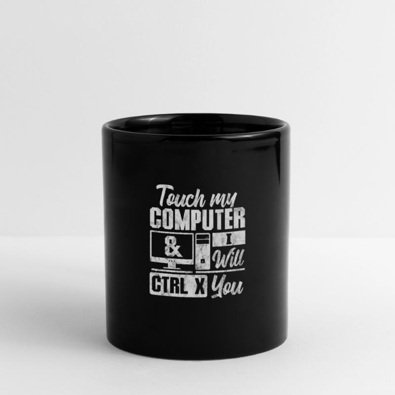 Computer Nerd PC Programmierer Informatik Geschenk Tasse einfarbig