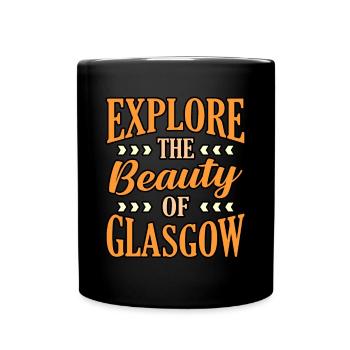 Découvrez le cadeau de Beauty Glasgow - Mug uni - noir - Devant