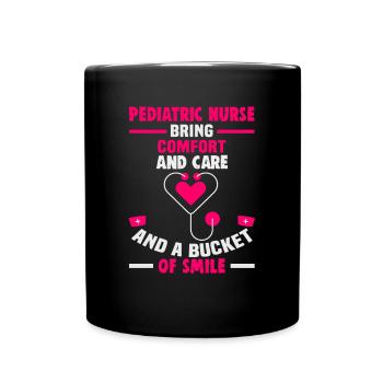 Infirmière pédiatre Infirmière dialyse Infirmière - Mug uni - noir - Devant