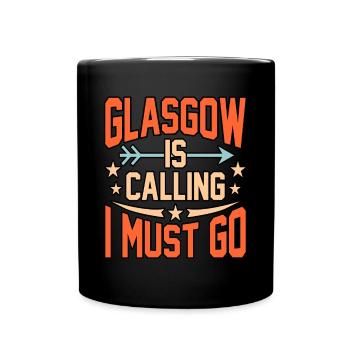 Cadeau de voyage à Glasgow - Mug uni - noir - Devant