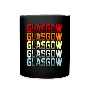 Glasgow Ecosse Cadeau de Voyage - Mug uni - noir - Devant