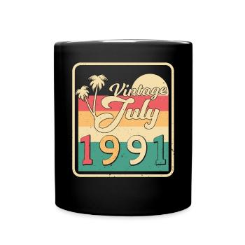 1991 Juillet Alles Original - Mug uni - noir - Devant