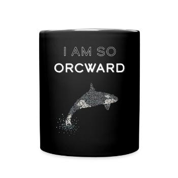 Killer Whale Killer Whale Killer Whale Orka - Full Colour Mug - black - Front