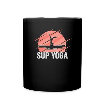 Sup Stand Up Paddle Design Sup Board Paddeln - Tasse einfarbig - Schwarz - Vorne