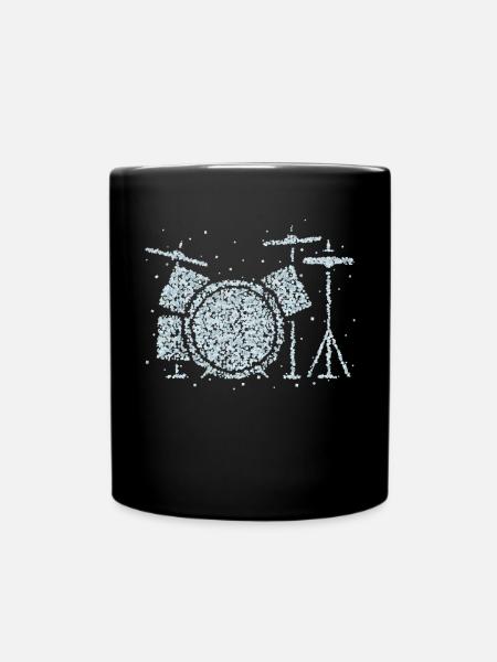 Drums Drumset Drummer Drums Gift - Mug uni - noir
