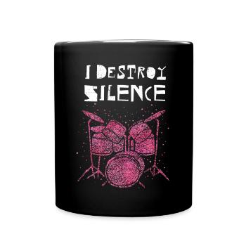 Batteur Batteur Batteur - Mug uni - noir - Devant