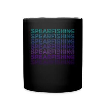 Spearfishing Retro - Full Colour Mug - black - Front