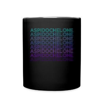 Aspidochelon Mittelalterliche Folklore Retro - Tasse einfarbig - Schwarz - Vorne