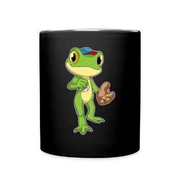 Frog Baseball Baseball Glove - Full Colour Mug - black - Front