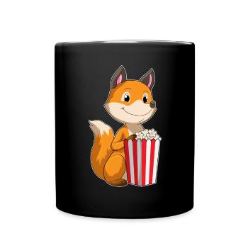 Fox Popcorn - Full Colour Mug - black - Front