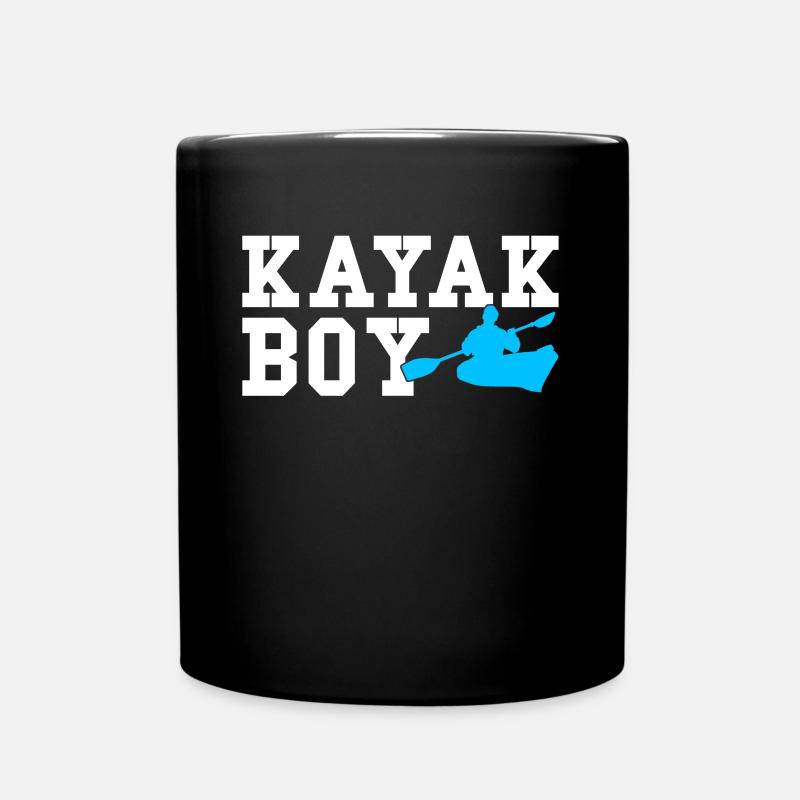 kayak boy - Tasse einfarbig - Schwarz