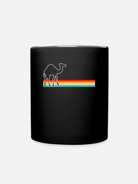 Dromadaire rétro - Mug uni - noir