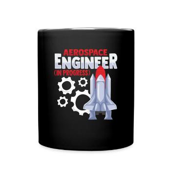 Ingénieur en aérospatiale - Mug uni - noir - Devant