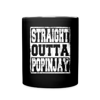 Bird shooting saying funny - Full Colour Mug - black - Front