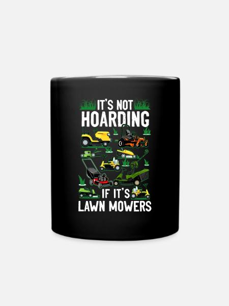 Tondeuse à gazon Mowing Papa Père - Mug uni - noir