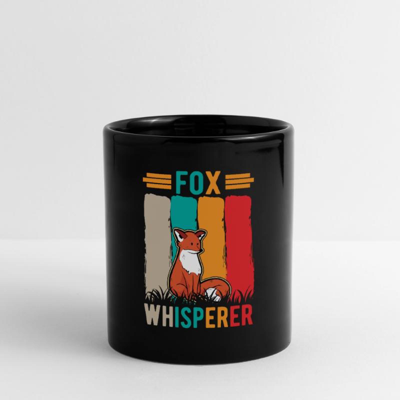 Fuchs Flüsterer Fox Whisperer Tasse einfarbig