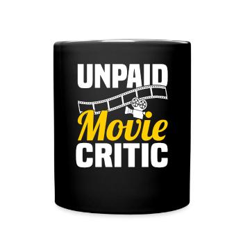 Filmkritiker Filmrezensent Spielfilm Film - Tasse einfarbig - Schwarz - Vorne