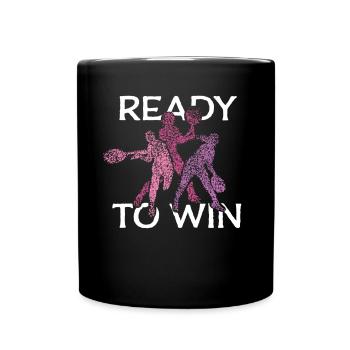 Joueur de tennis Tennis club Padel - Mug uni - noir - Devant