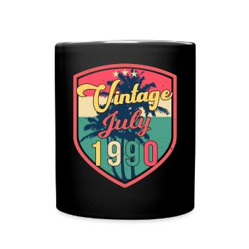 1990 Juillet Meilleure année de naissance - Mug uni - noir - Devant